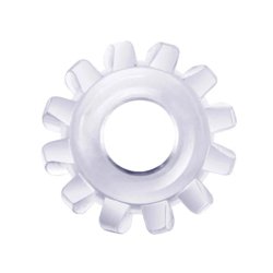 LOVETOY Power Plus Penisring mit Zähnen Transparent