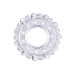 LOVETOY Power Plus Penisring mit Noppen Transparent