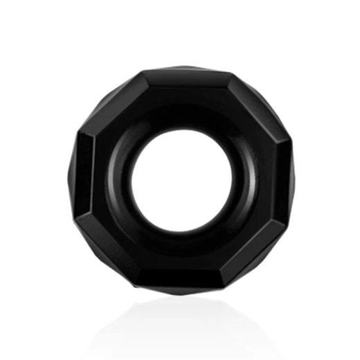 LOVETOY Power Plus Penisring Oktagon Schwarz
