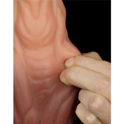 LOVETOY Nature Cock Dildo Ø 6.3 cm x 24 cm aus Silikon Beige