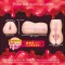MAGIC EYES Acme Hacks Sticky Fit Masturbator mit Vagina-Öffnung aus TPE Beige