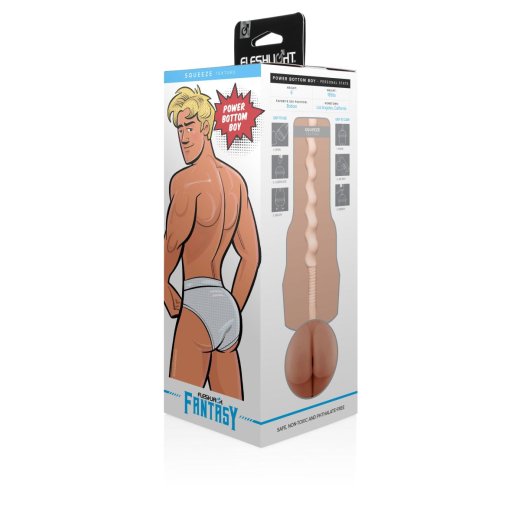 FLESHJACK Fantasy Power Bottom Boy Squeeze Beige