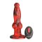 XR PLAY HARD Hell Wolf Vibrierender & Stossender Dildo aus Silikon Rot/Schwarz