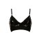 MAISON CATANZARO Jade Bralette Vinyl Schwarz