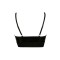MAISON CATANZARO Jade Bralette Vinyl Schwarz