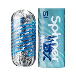 TENGA Spinner DX Masturbator 01 Drops Blau/Transparent