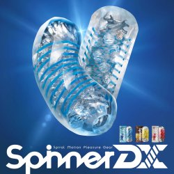TENGA Spinner DX Masturbator 01 Drops Blau/Transparent