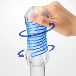 TENGA Spinner DX Masturbator 01 Drops Blau/Transparent