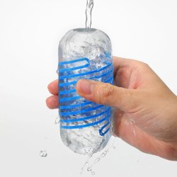 TENGA Spinner DX Masturbator 01 Drops Blau/Transparent