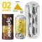 TENGA Spinner DX Masturbator 02 Bumps Orange /Transparent