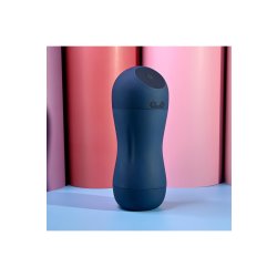 PLAYBOY Gusto Masturbator mit Vibrations- & Saugfunktion Blau