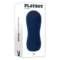 PLAYBOY Gusto Masturbator mit Vibrations- & Saugfunktion Blau