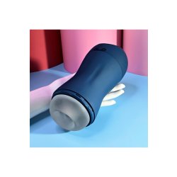 PLAYBOY Gusto Masturbator mit Vibrations- & Saugfunktion Blau