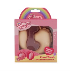 UNIHORN C-Horse G-Punkt- & Klitoris-Vibrator Coral Throb