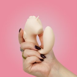 UNIHORN C-Horse G-Punkt- & Klitoris-Vibrator Coral Throb