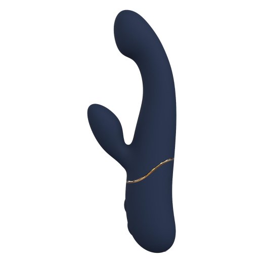 DREAM TOYS Goddess Collection Hestia Nodding Duo Vibrator Blau
