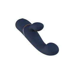 DREAM TOYS Goddess Collection Hestia Nodding Duo Vibrator Blau