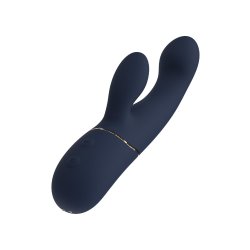 DREAM TOYS Goddess Collection Hestia Nodding Duo Vibrator Blau