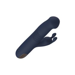 DREAM TOYS Goddess Collection Phaedra Rabitt-Vibrator mit Stossfunktion Blau
