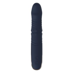 DREAM TOYS Goddess Collection Afrodite Vibrator mit Stossfunktion & Rotationsperlen Blau