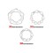 BEAST RINGS Flexible Beaded Cock Ring 3er-Set Transparent