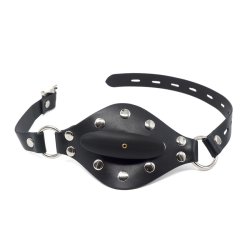 KINK GEAR Aufblasbarer Ballknebel Schwarz