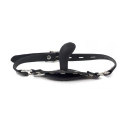 KINK GEAR Aufblasbarer Ballknebel Schwarz