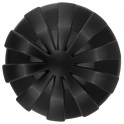 ANOS Super Soft Plug Ø 5 cm x 9,5 cm aus Silikon Schwarz
