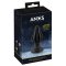 ANOS Super Soft Plug Ø 5 cm x 9,5 cm aus Silikon Schwarz