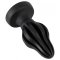 ANOS Super Soft Plug Ø 5 cm x 9,5 cm aus Silikon Schwarz