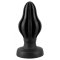 ANOS Super Soft Plug Ø 7 cm x 13,7 cm aus Silikon Schwarz