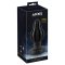 ANOS Super Soft Plug Ø 7 cm x 13,7 cm aus Silikon Schwarz
