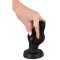 ANOS Super Soft Plug Ø 7 cm x 13,7 cm aus Silikon Schwarz