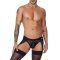 CANDYMAN Garter Thong Turan Schwarz