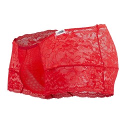CANDYMAN Veno Spitzen Shorty Rot