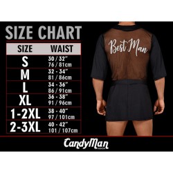 CANDYMAN Veno Spitzen Shorty Rot