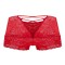 CANDYMAN Veno Spitzen Shorty Rot