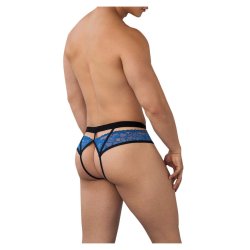 CANDYMAN Spitzen-Jockstrap Lalita Schwarz/Blau