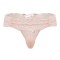 CANDYMAN Spitzen-Thong mit Schnürung Rosa
