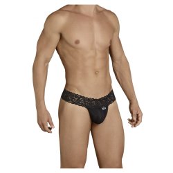 CANDYMAN Macog Spitzen-Thong Schwarz