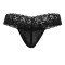 CANDYMAN Macog Spitzen-Thong Schwarz