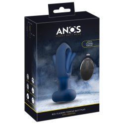 ANOS Flicking Tongue Butt Plug mit Fernbedienung Ø...