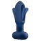 ANOS Flicking Tongue Butt Plug mit Fernbedienung Ø 3,5 cm x 11 cm Blau