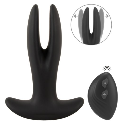 ANOS Anal Spreader mit Fernbedienung Ø 4.4 cm x 11,5 cm Schwarz