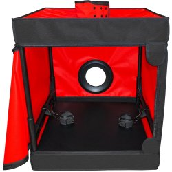 SECRET DOME "Bukkake" BDSM Kabine zum Aufbauen Rot/Schwarz