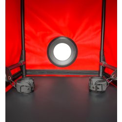 SECRET DOME "Bukkake" BDSM Kabine zum Aufbauen Rot/Schwarz