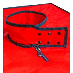 SECRET DOME "Bukkake" BDSM Kabine zum Aufbauen Rot/Schwarz