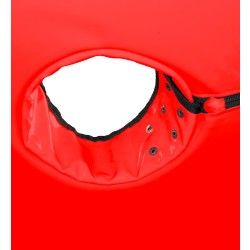 SECRET DOME "Bukkake" BDSM Kabine zum Aufbauen Rot/Schwarz