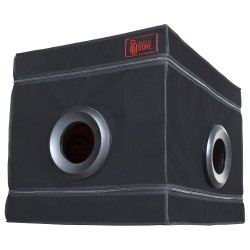 SECRET DOME "La Niche" BDSM Kabine zum Aufbauen Rot/Schwarz