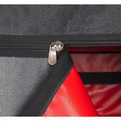 SECRET DOME "La Niche" BDSM Kabine zum Aufbauen Rot/Schwarz